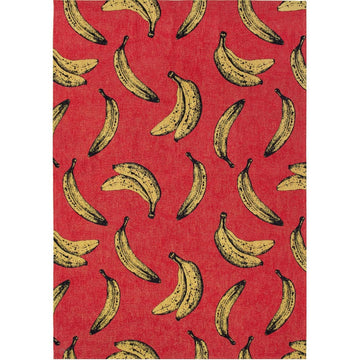Louis De Poortere Pop Banana 9392 Miami Red Washable Polyester Flatweave Eco-Rug-Louis De Poortere-Rug Love - The Most Loved Rug Store